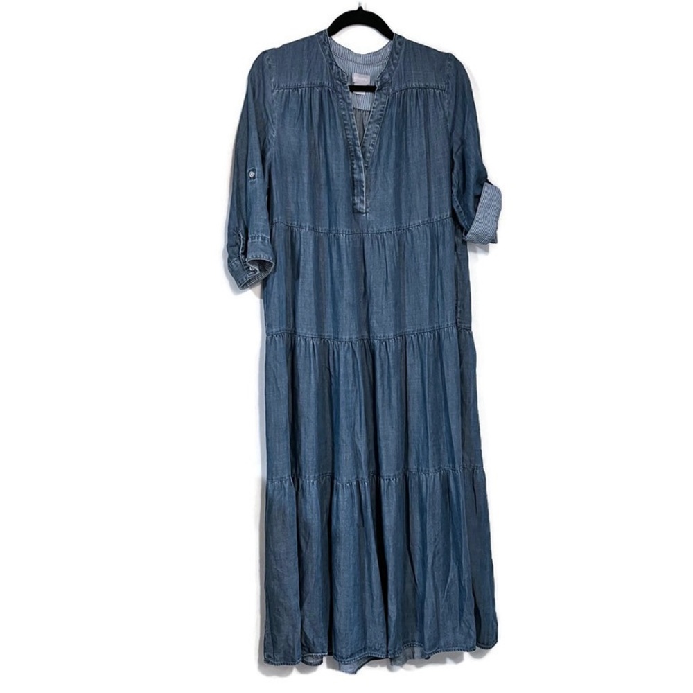 1.5 Petite (M/10 Petite) Chico’s Tiered Dress